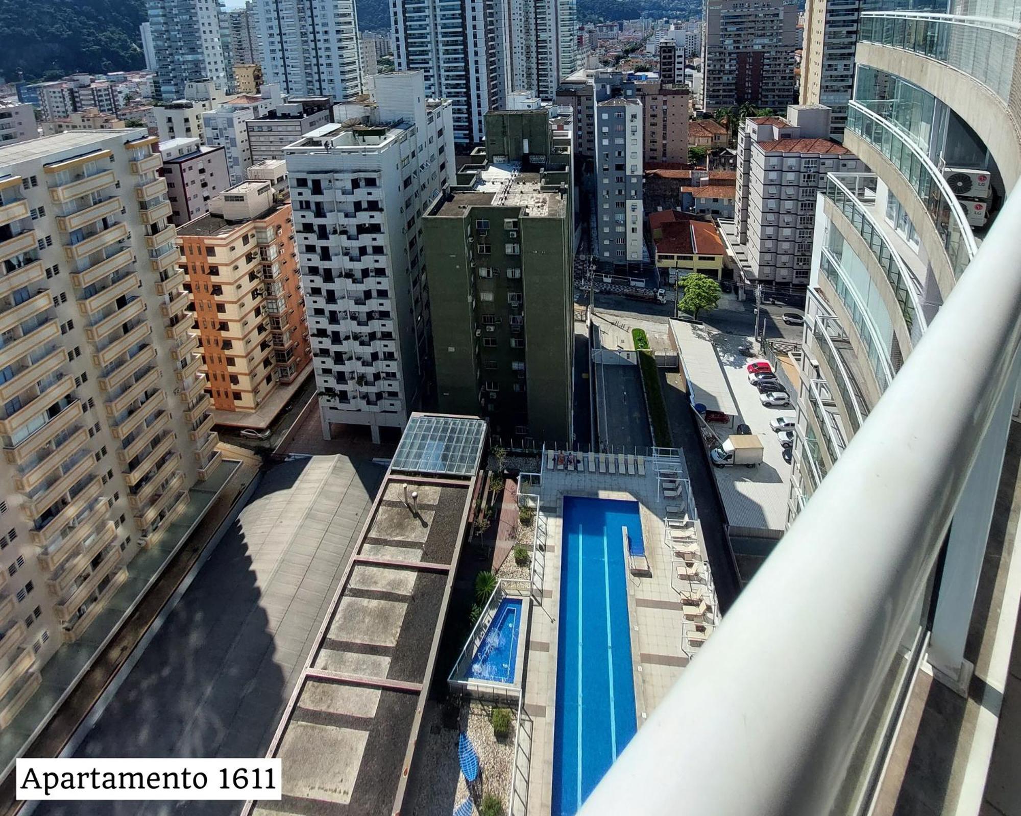 Book Santos - Condominio Unlimited - Apartamento Com Vista Mar E Apartamento Com Vista Piscina Kültér fotó