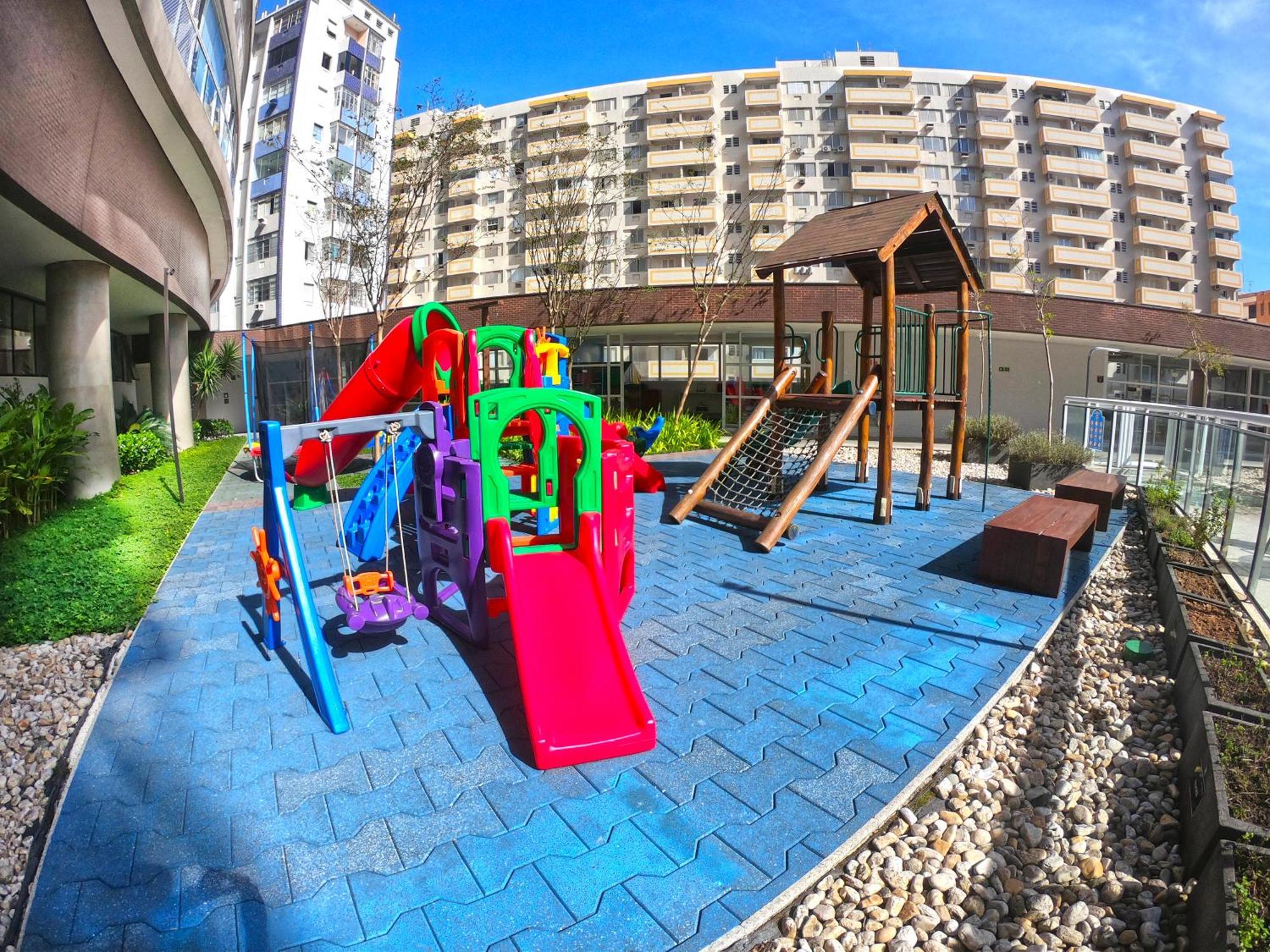 Book Santos - Condominio Unlimited - Apartamento Com Vista Mar E Apartamento Com Vista Piscina Kültér fotó