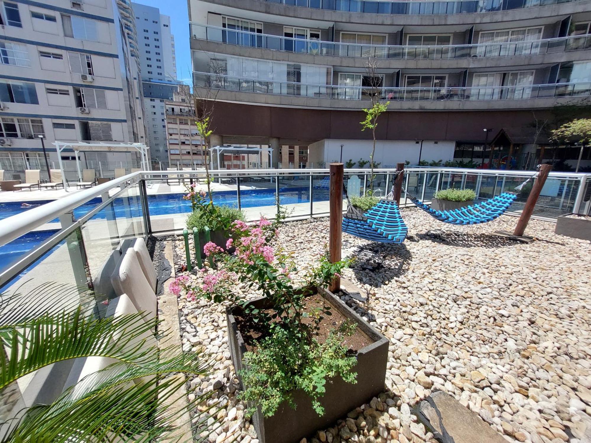 Book Santos - Condominio Unlimited - Apartamento Com Vista Mar E Apartamento Com Vista Piscina Kültér fotó