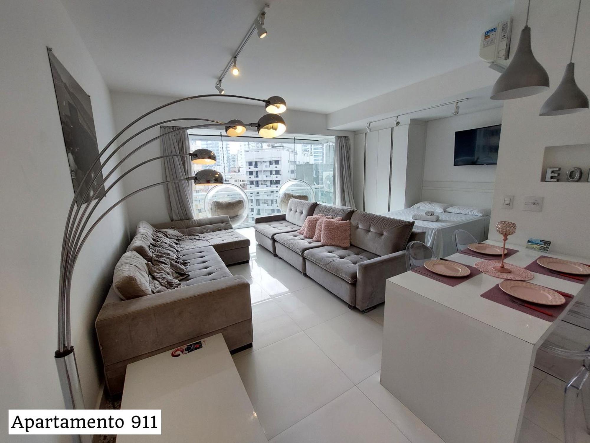 Book Santos - Condominio Unlimited - Apartamento Com Vista Mar E Apartamento Com Vista Piscina Kültér fotó