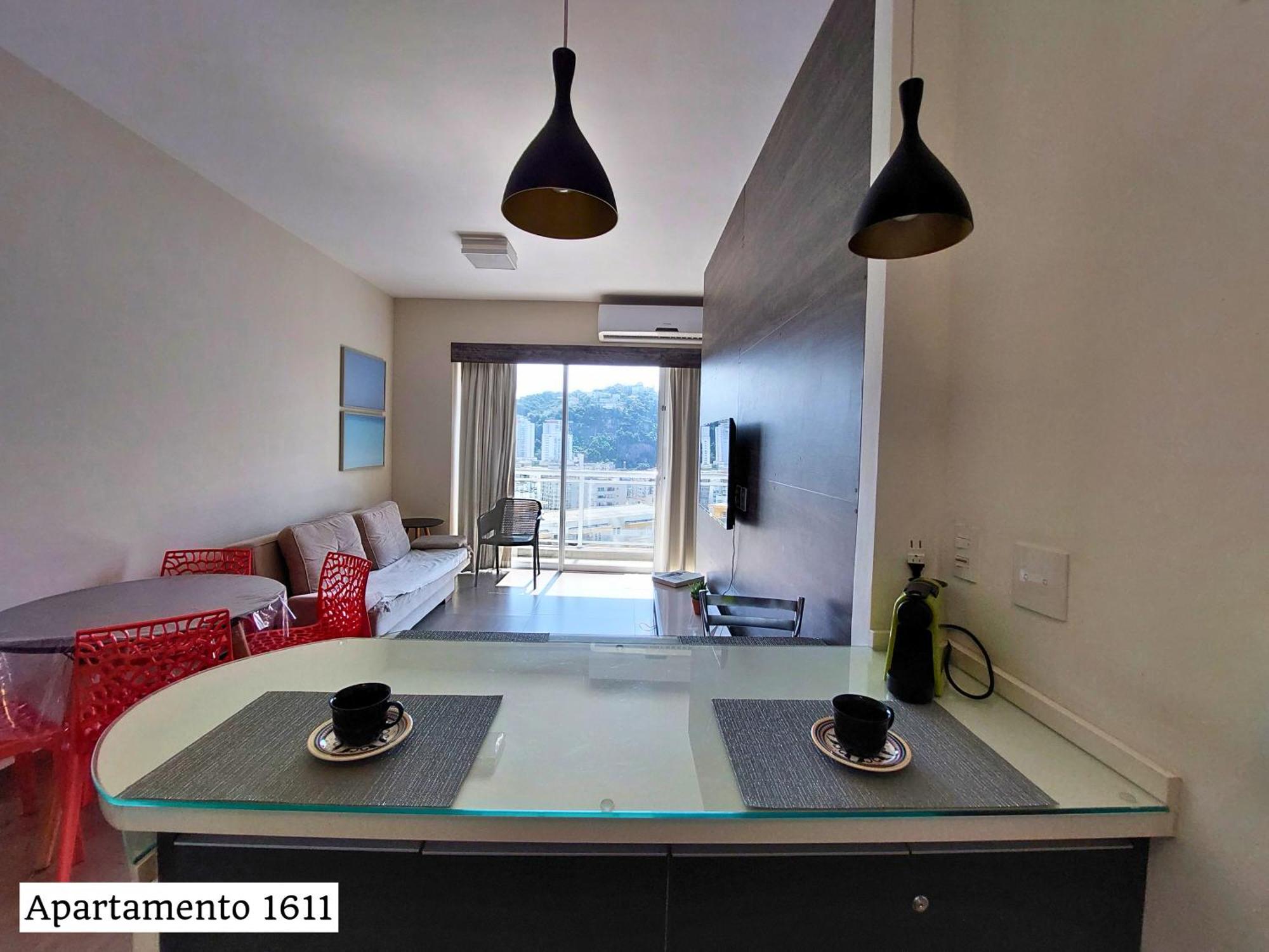 Book Santos - Condominio Unlimited - Apartamento Com Vista Mar E Apartamento Com Vista Piscina Szoba fotó