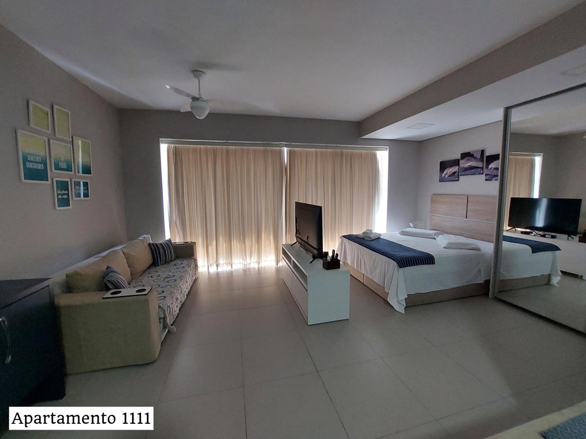Book Santos - Condominio Unlimited - Apartamento Com Vista Mar E Apartamento Com Vista Piscina Szoba fotó