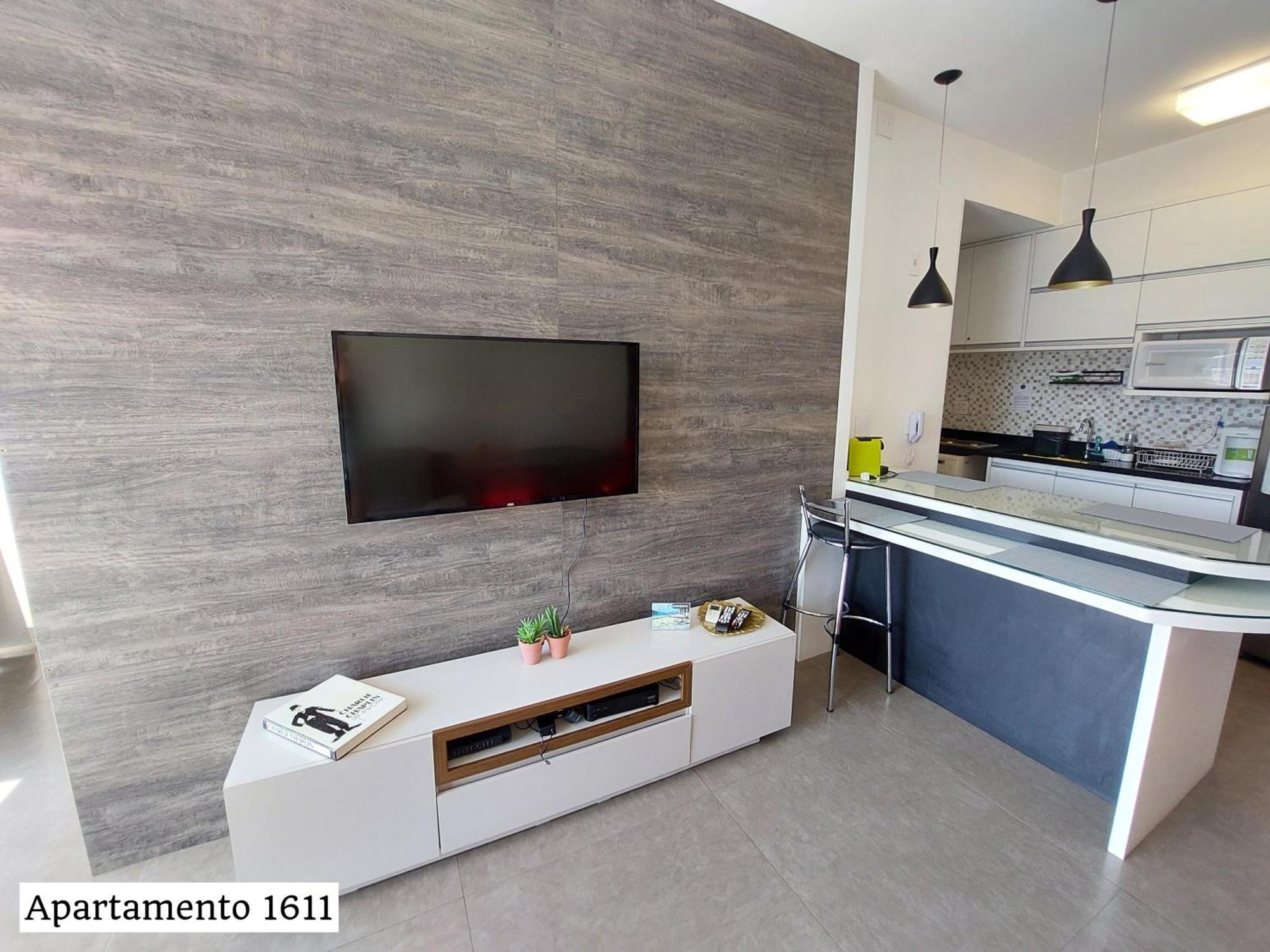 Book Santos - Condominio Unlimited - Apartamento Com Vista Mar E Apartamento Com Vista Piscina Szoba fotó