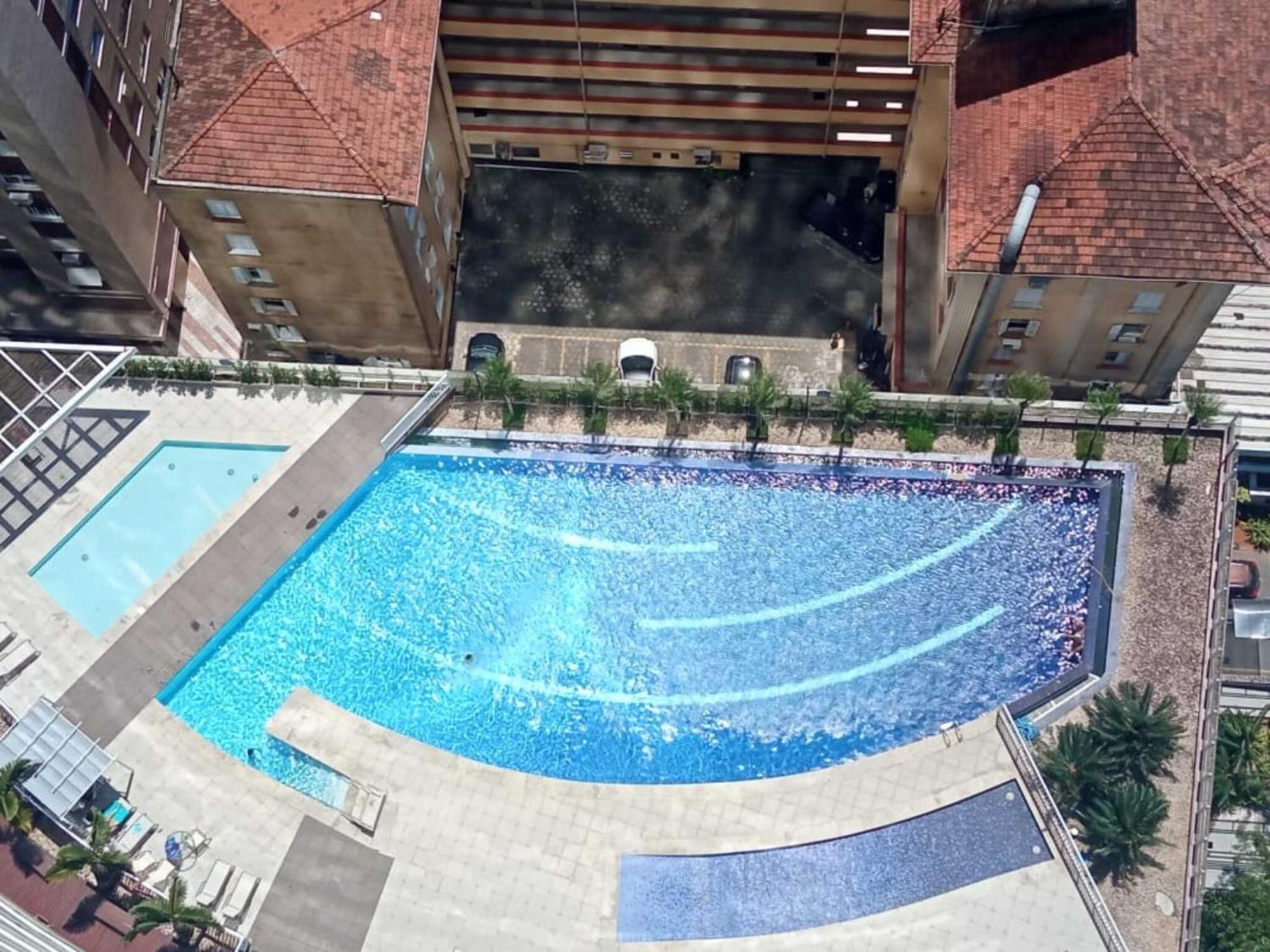 Book Santos - Condominio Unlimited - Apartamento Com Vista Mar E Apartamento Com Vista Piscina Kültér fotó